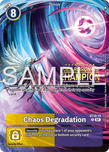 Chaos Degradation [ST10-14] (Regionals 25-26 Season 2 Champion) [Starter Deck: Parallel World Tactician] | Black Swamp Games