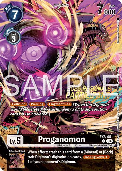 Proganomon [EX8-051] (Regionals 25-26 Season 2 Participant) [Chain of Liberation] | Black Swamp Games