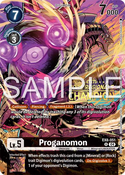 Proganomon [EX8-051] (Regionals 25-26 Season 2 Champion) [Chain of Liberation] | Black Swamp Games