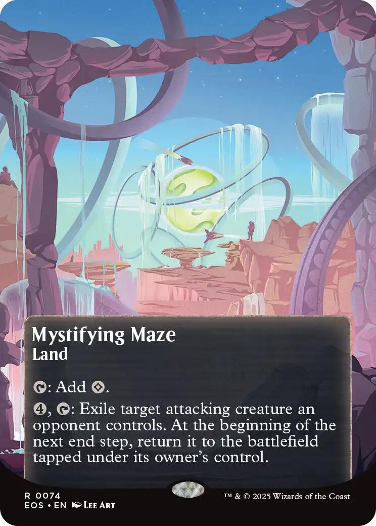 Mystifying Maze (0074) (Borderless) [Edge of Eternities: Stellar Sights] | Black Swamp Games