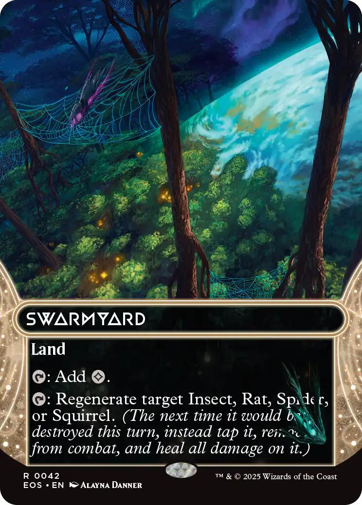 Swarmyard (0042) (Borderless) [Edge of Eternities: Stellar Sights] | Black Swamp Games