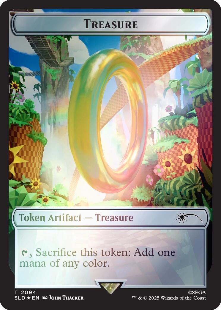 Treasure Token (2094) (Rainbow Foil) [Secret Lair Drop Series] | Black Swamp Games