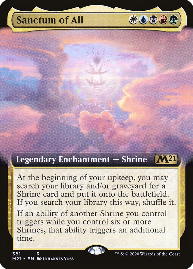 Sanctum of All (Extended Art) [Core Set 2021] | Black Swamp Games