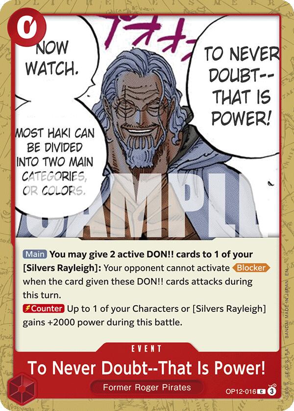To Never Doubt--That Is Power! [Legacy of the Master] | Black Swamp Games