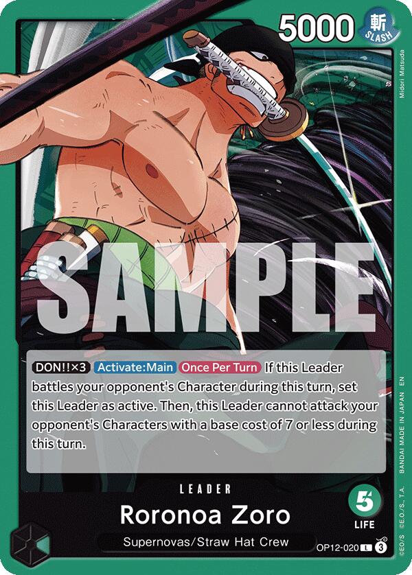 Roronoa Zoro [Legacy of the Master] | Black Swamp Games