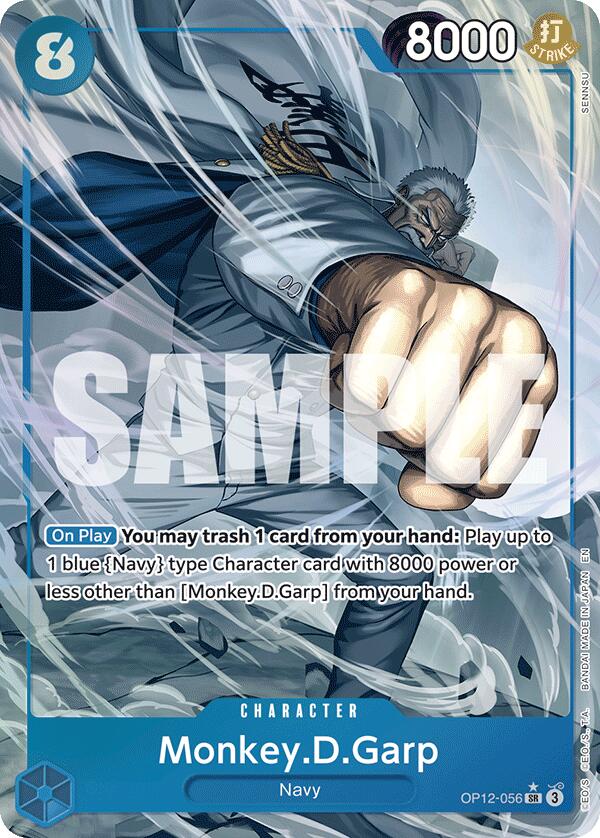Monkey.D.Garp (Alternate Art) [Legacy of the Master] | Black Swamp Games