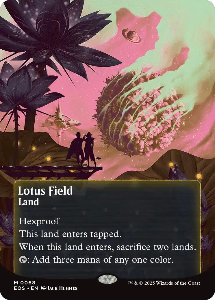 Lotus Field (0068) (Borderless) [Edge of Eternities: Stellar Sights] | Black Swamp Games