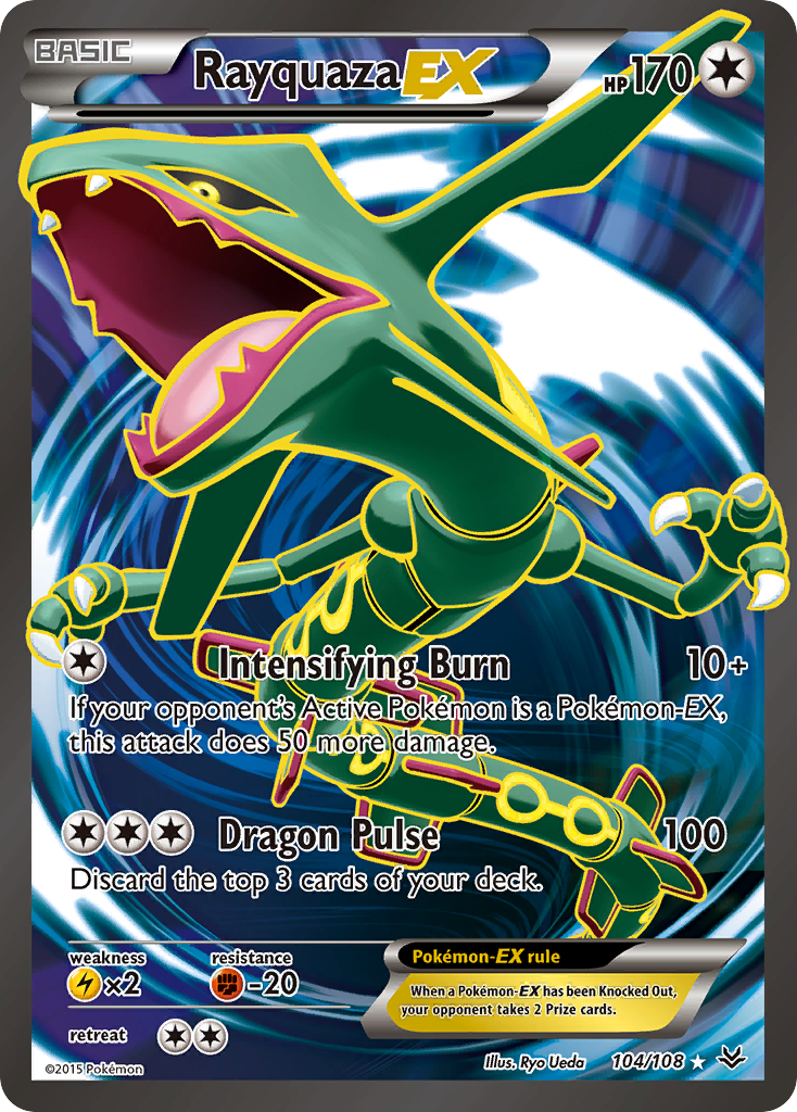 Rayquaza EX (104/108) [XY: Roaring Skies] | Black Swamp Games