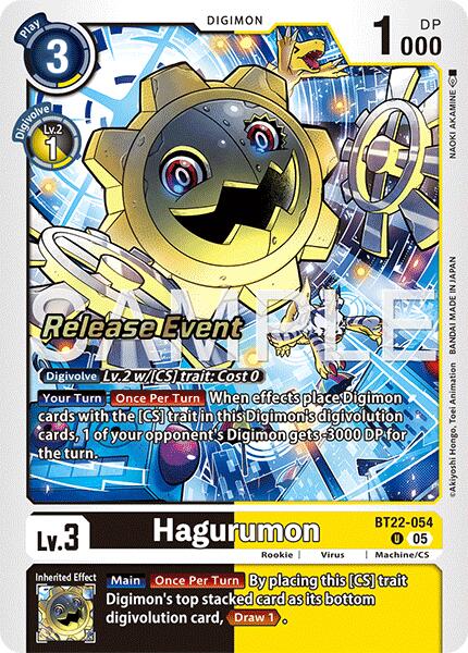 Hagurumon [BT22-054] [Cyber Eden Release Event Cards] | Black Swamp Games