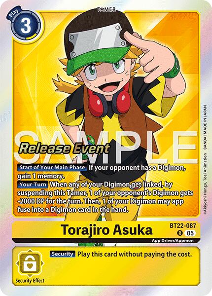 Torajiro Asuka [BT22-087] [Cyber Eden Release Event Cards] | Black Swamp Games