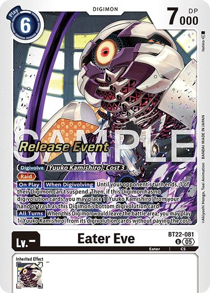 Eater Eve [BT22-081] [Cyber Eden Release Event Cards] | Black Swamp Games