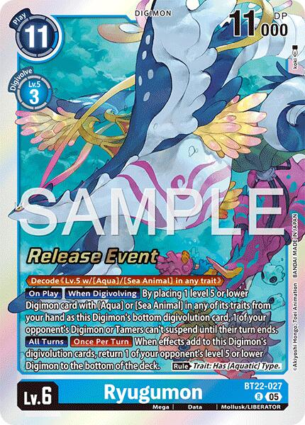 Ryugumon [BT22-027] [Cyber Eden Release Event Cards] | Black Swamp Games