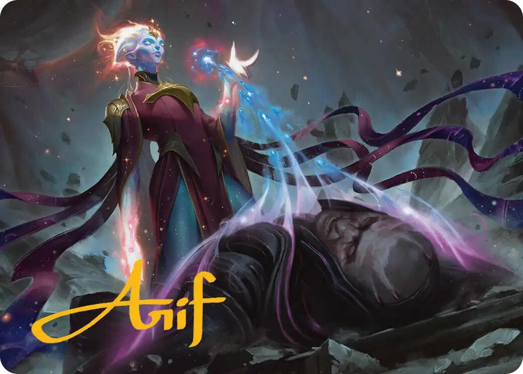 Lightstall Inquisitor Art Card (Gold-Stamped Signature) [Edge of Eternities Art Series] | Black Swamp Games