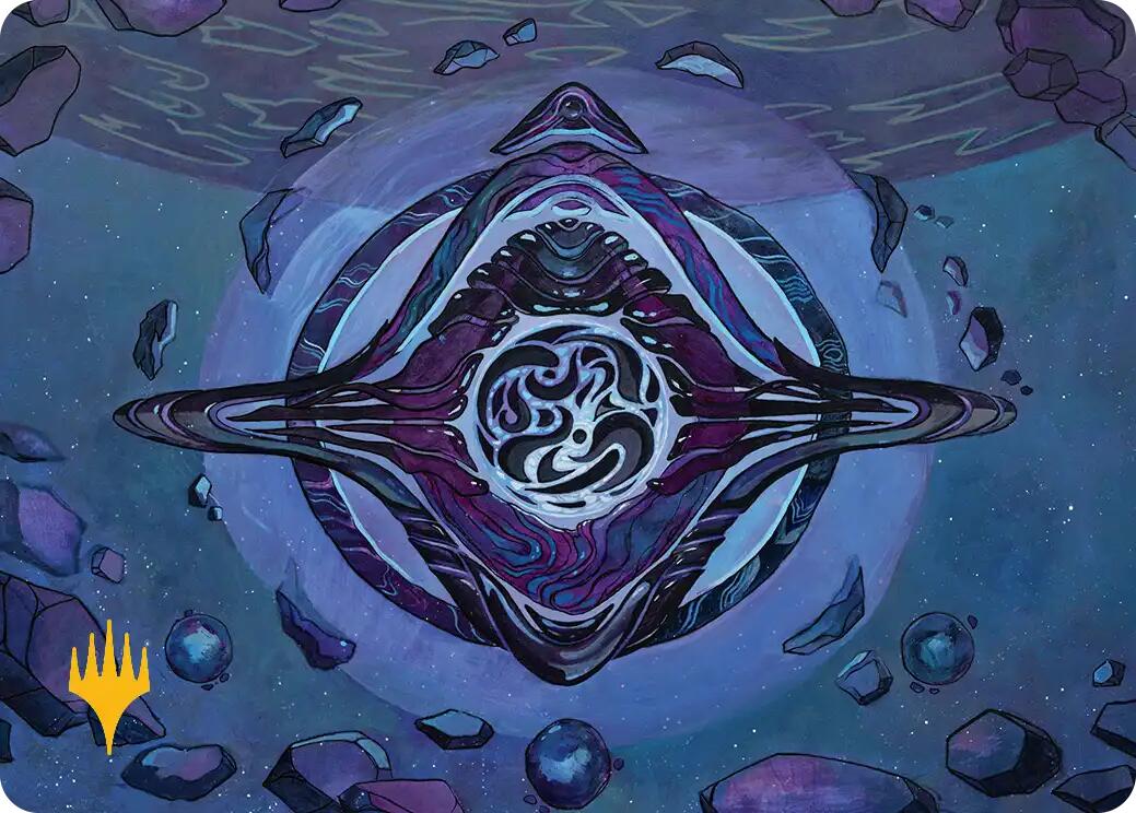 Archenemy's Charm Art Card (Gold-Stamped Planeswalker Symbol) [Edge of Eternities Art Series] | Black Swamp Games