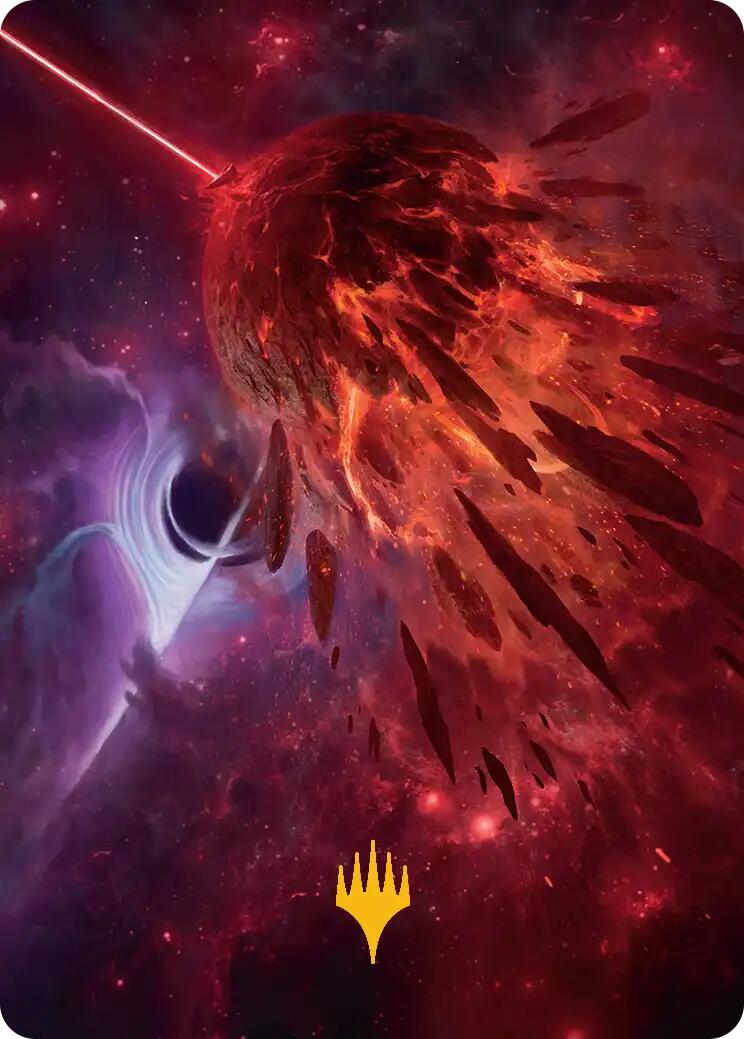 Kavaron, Memorial World Art Card (Gold-Stamped Planeswalker Symbol) [Edge of Eternities Art Series] | Black Swamp Games