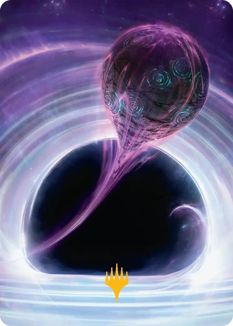 Susur Secundi, Void Altar Art Card (Gold-Stamped Planeswalker Symbol) [Edge of Eternities Art Series] | Black Swamp Games