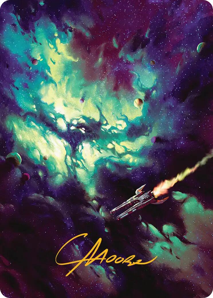 Blinkmoth Nexus Art Card (Gold-Stamped Signature) [Edge of Eternities Art Series] | Black Swamp Games
