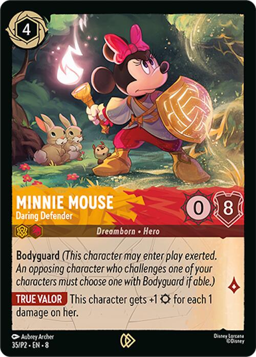 Minnie Mouse - Daring Defender (35) [Promo Cards] | Black Swamp Games