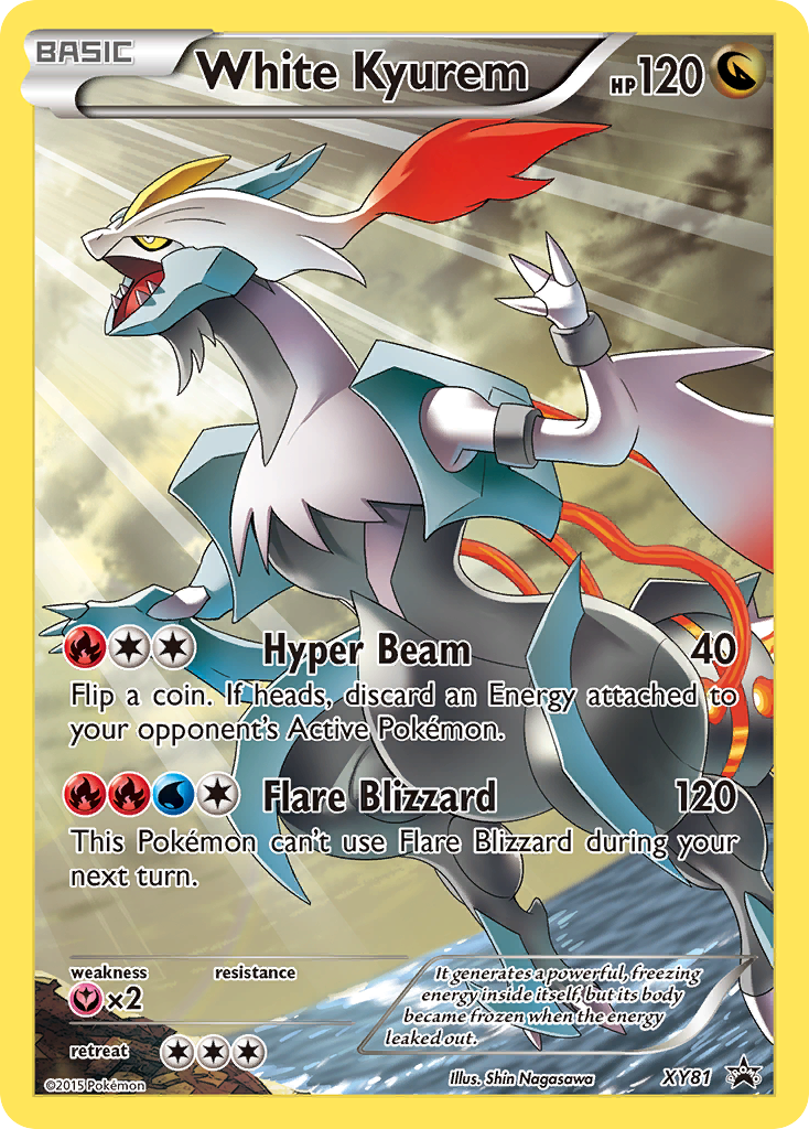 White Kyurem (XY81) (Full Art Promo) [XY: Black Star Promos] | Black Swamp Games