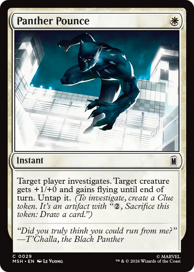 Panther Pounce [Marvel Super Heroes] | Black Swamp Games