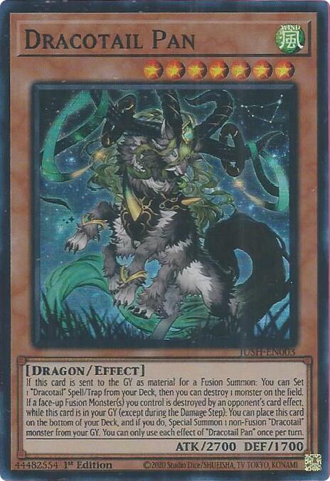 Dracotail Pan (Super Rare) [JUSH-EN003] Super Rare | Black Swamp Games