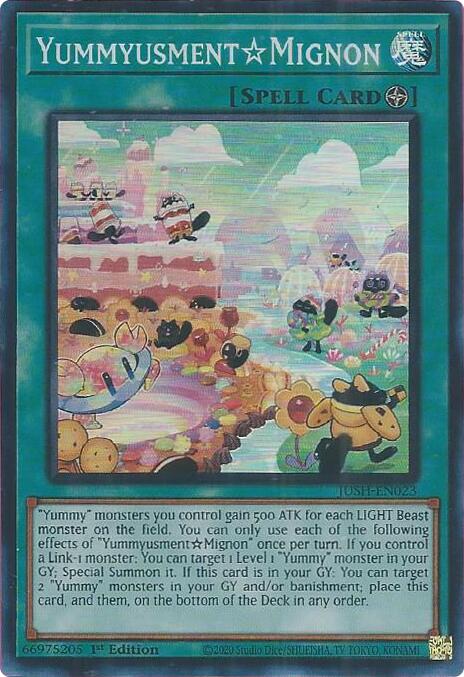 YummyusmentMignon (Super Rare) [JUSH-EN023] Super Rare | Black Swamp Games