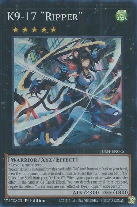 K9-17 "Ripper" [JUSH-EN035] Super Rare | Black Swamp Games