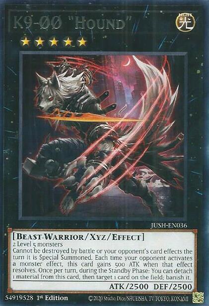 K9-00 "Hound" [JUSH-EN036] Rare | Black Swamp Games