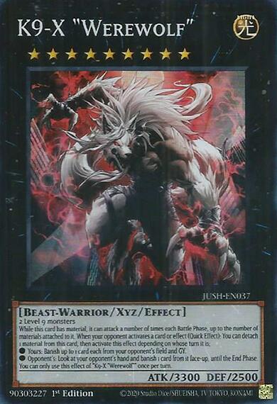 K9-X "Werewolf" [JUSH-EN037] Super Rare | Black Swamp Games