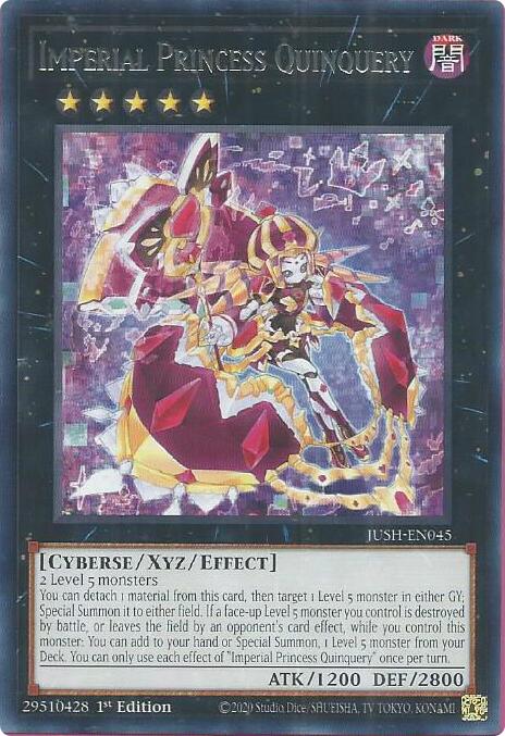 Imperial Princess Quinquery [JUSH-EN045] Rare | Black Swamp Games