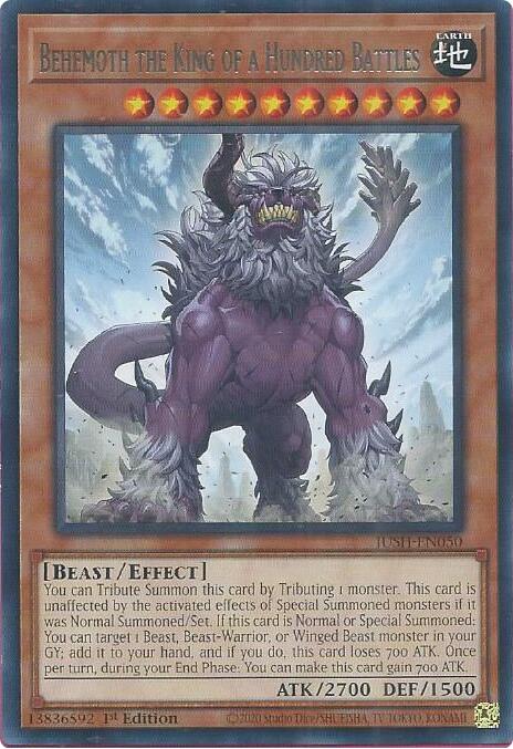 Behemoth the King of a Hundred Battles [JUSH-EN050] Rare | Black Swamp Games