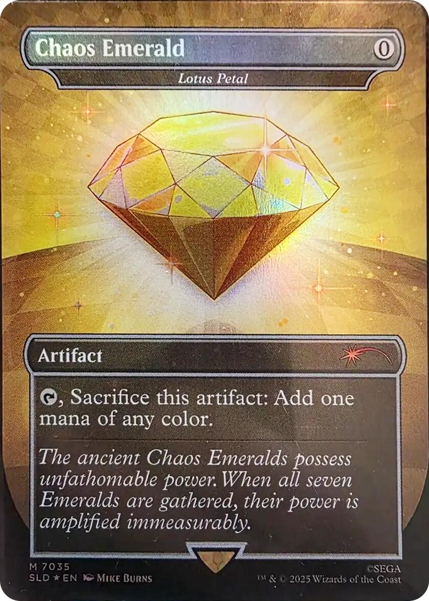 Chaos Emerald - Lotus Petal (7035) [Secret Lair Drop Series] | Black Swamp Games