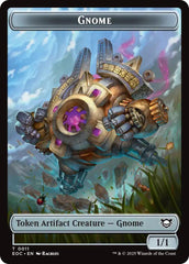Gnome // Golem (0014) Double-Sided Token [Edge of Eternities Commander Tokens] | Black Swamp Games