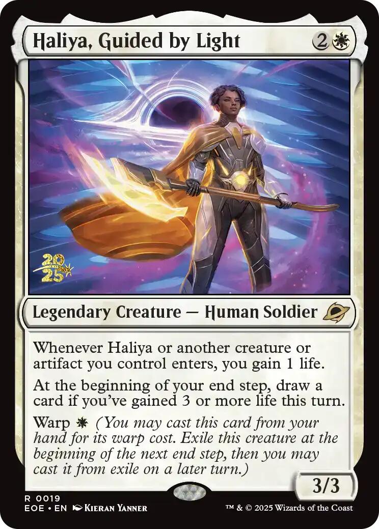 Haliya, Guided by Light [Edge of Eternities Prerelease Promos] | Black Swamp Games