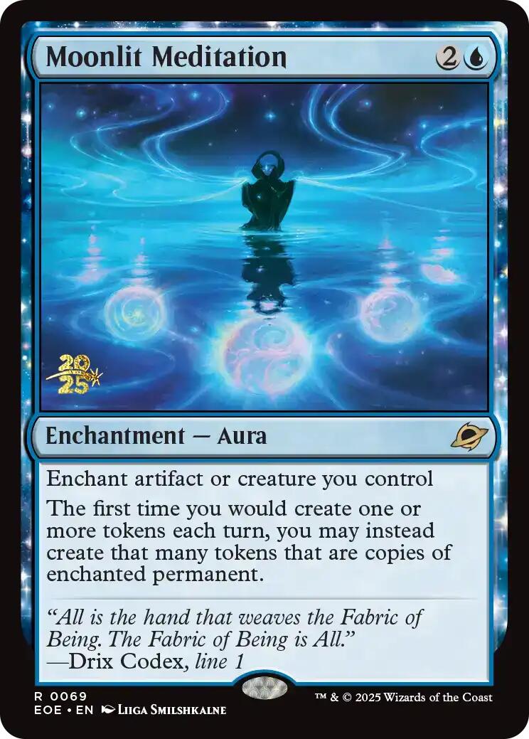 Moonlit Meditation [Edge of Eternities Prerelease Promos] | Black Swamp Games