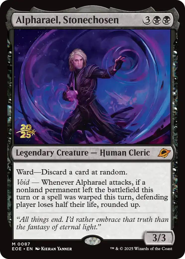 Alpharael, Stonechosen [Edge of Eternities Prerelease Promos] | Black Swamp Games