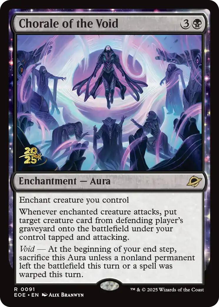 Chorale of the Void [Edge of Eternities Prerelease Promos] | Black Swamp Games