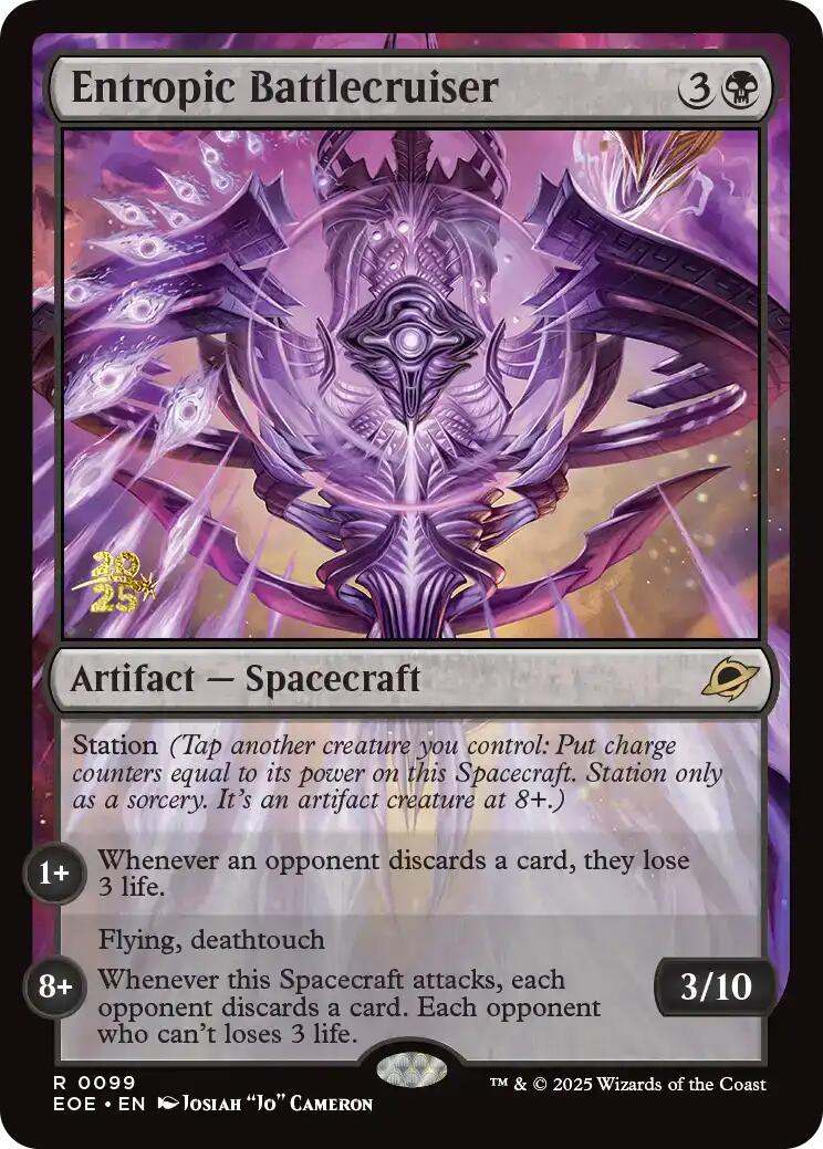 Entropic Battlecruiser [Edge of Eternities Prerelease Promos] | Black Swamp Games