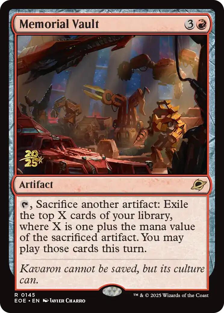 Memorial Vault [Edge of Eternities Prerelease Promos] | Black Swamp Games