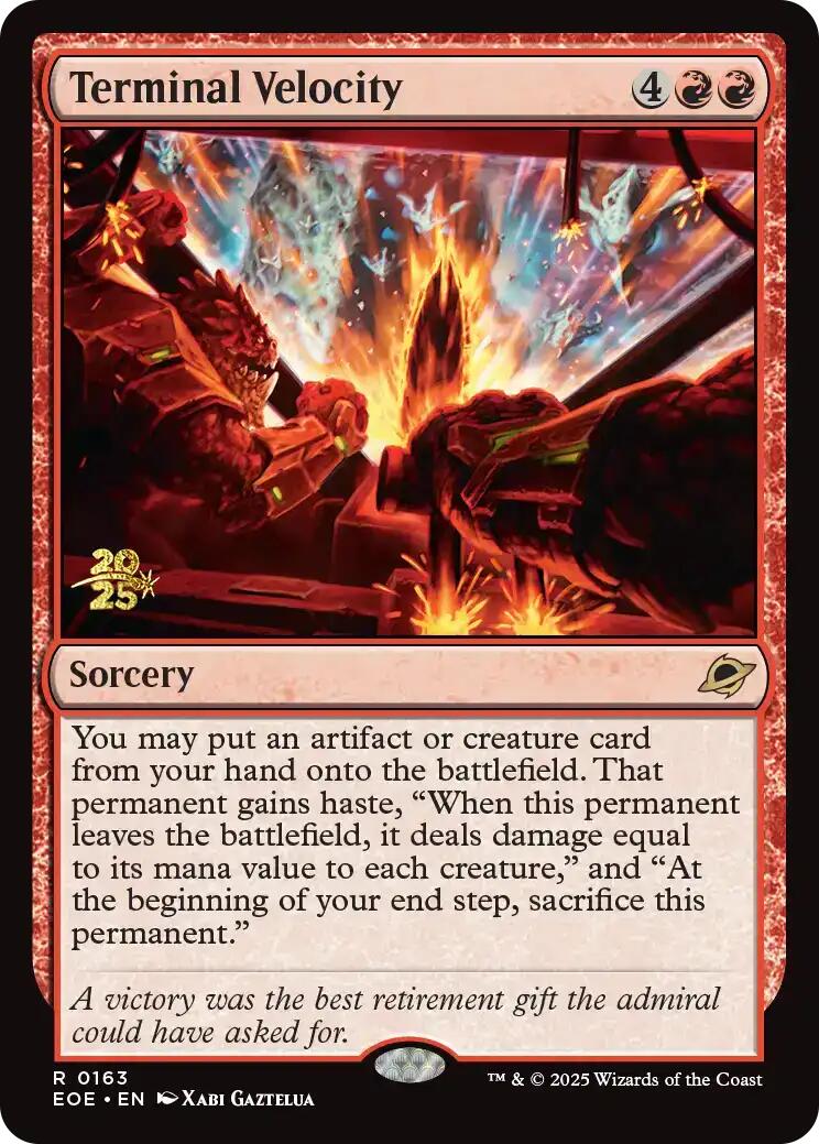 Terminal Velocity [Edge of Eternities Prerelease Promos] | Black Swamp Games