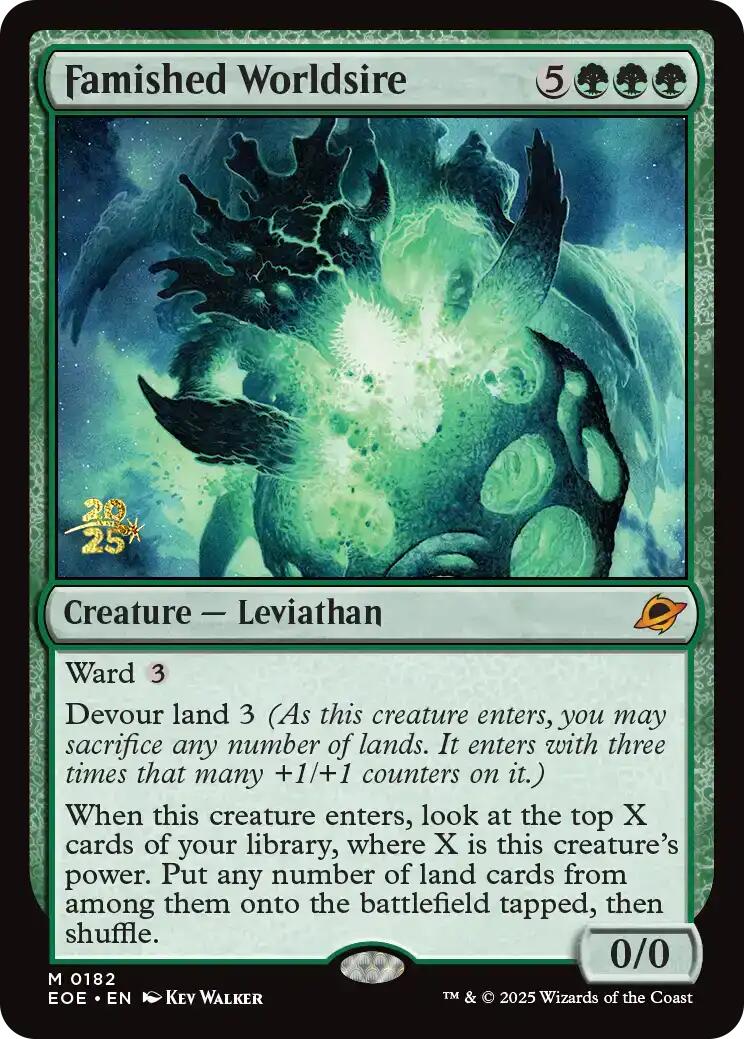 Famished Worldsire [Edge of Eternities Prerelease Promos] | Black Swamp Games