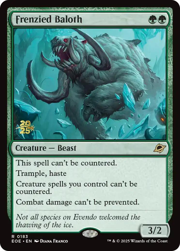 Frenzied Baloth [Edge of Eternities Prerelease Promos] | Black Swamp Games