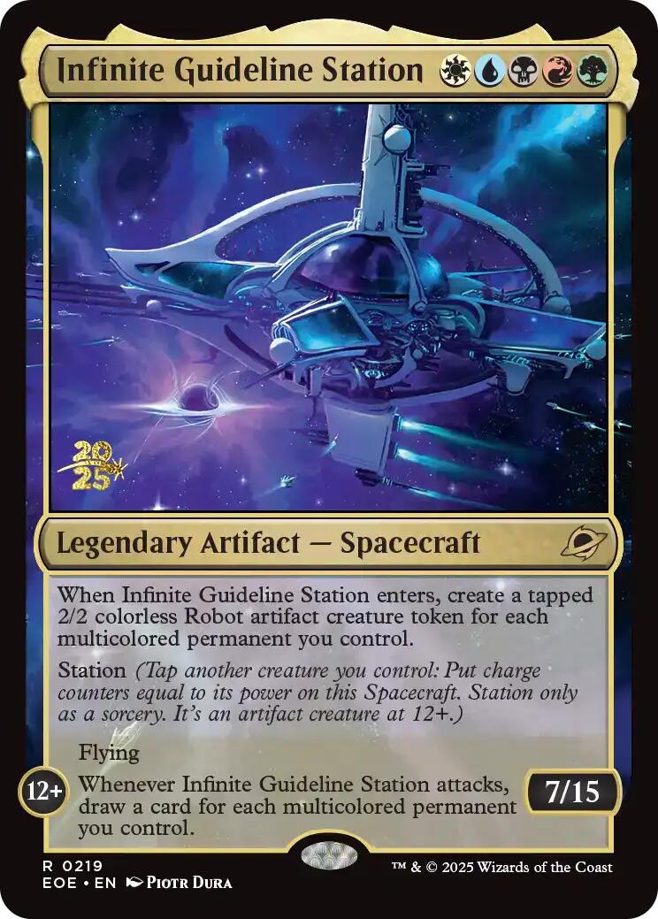 Infinite Guideline Station [Edge of Eternities Prerelease Promos] | Black Swamp Games