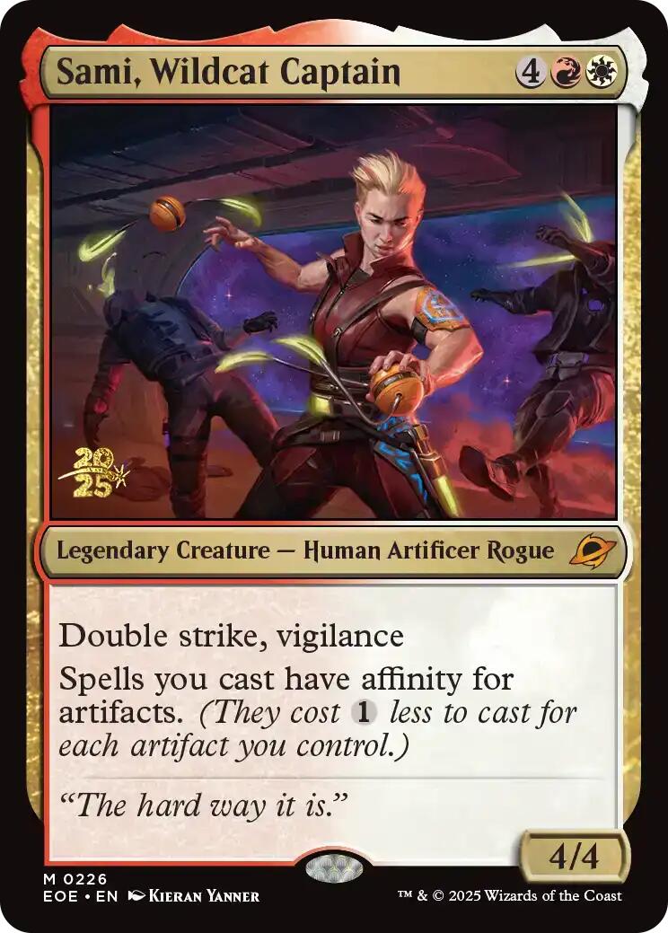 Sami, Wildcat Captain [Edge of Eternities Prerelease Promos] | Black Swamp Games
