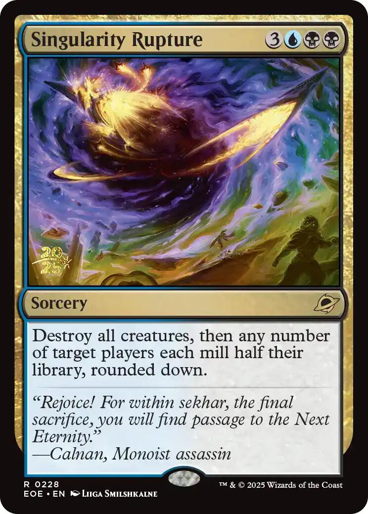 Singularity Rupture [Edge of Eternities Prerelease Promos] | Black Swamp Games
