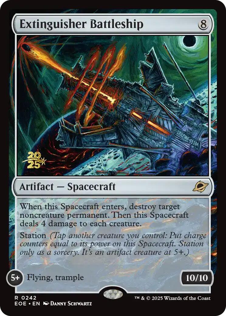 Extinguisher Battleship [Edge of Eternities Prerelease Promos] | Black Swamp Games