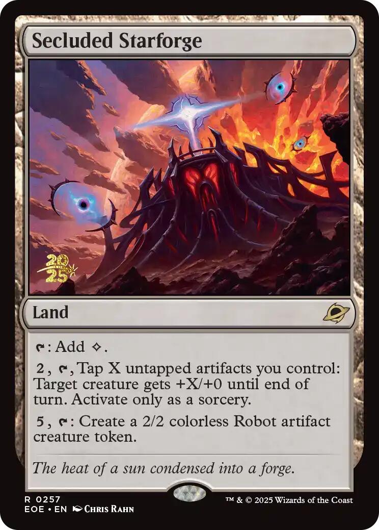 Secluded Starforge [Edge of Eternities Prerelease Promos] | Black Swamp Games