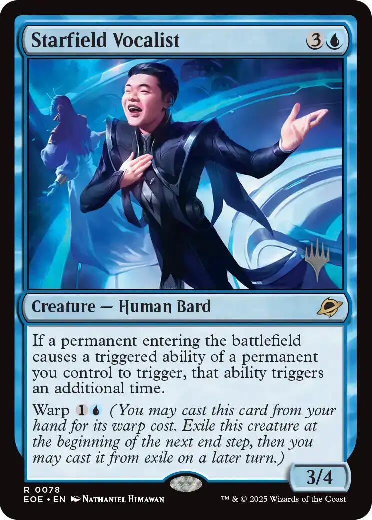Starfield Vocalist [Edge of Eternities Promo Pack] | Black Swamp Games