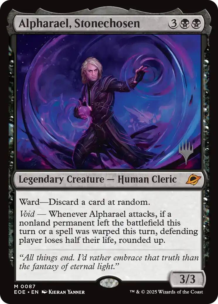 Alpharael, Stonechosen [Edge of Eternities Promo Pack] | Black Swamp Games