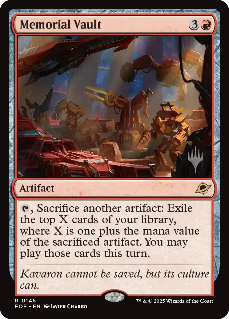 Memorial Vault [Edge of Eternities Promo Pack] | Black Swamp Games